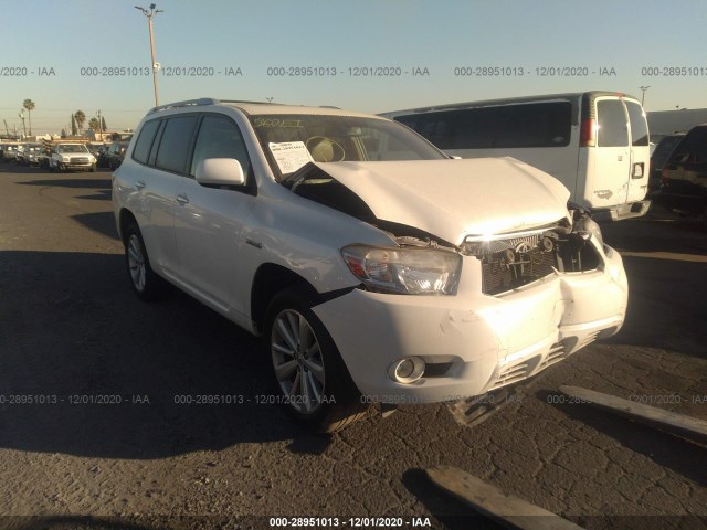 TOYOTA HIGHLANDER HYBRID 2010 jtejw3eh2a2047079