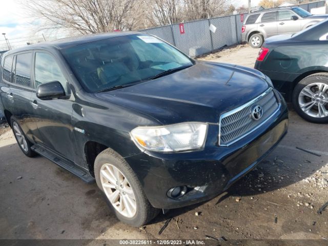 TOYOTA HIGHLANDER HYBRID 2010 jtejw3eh3a2037841