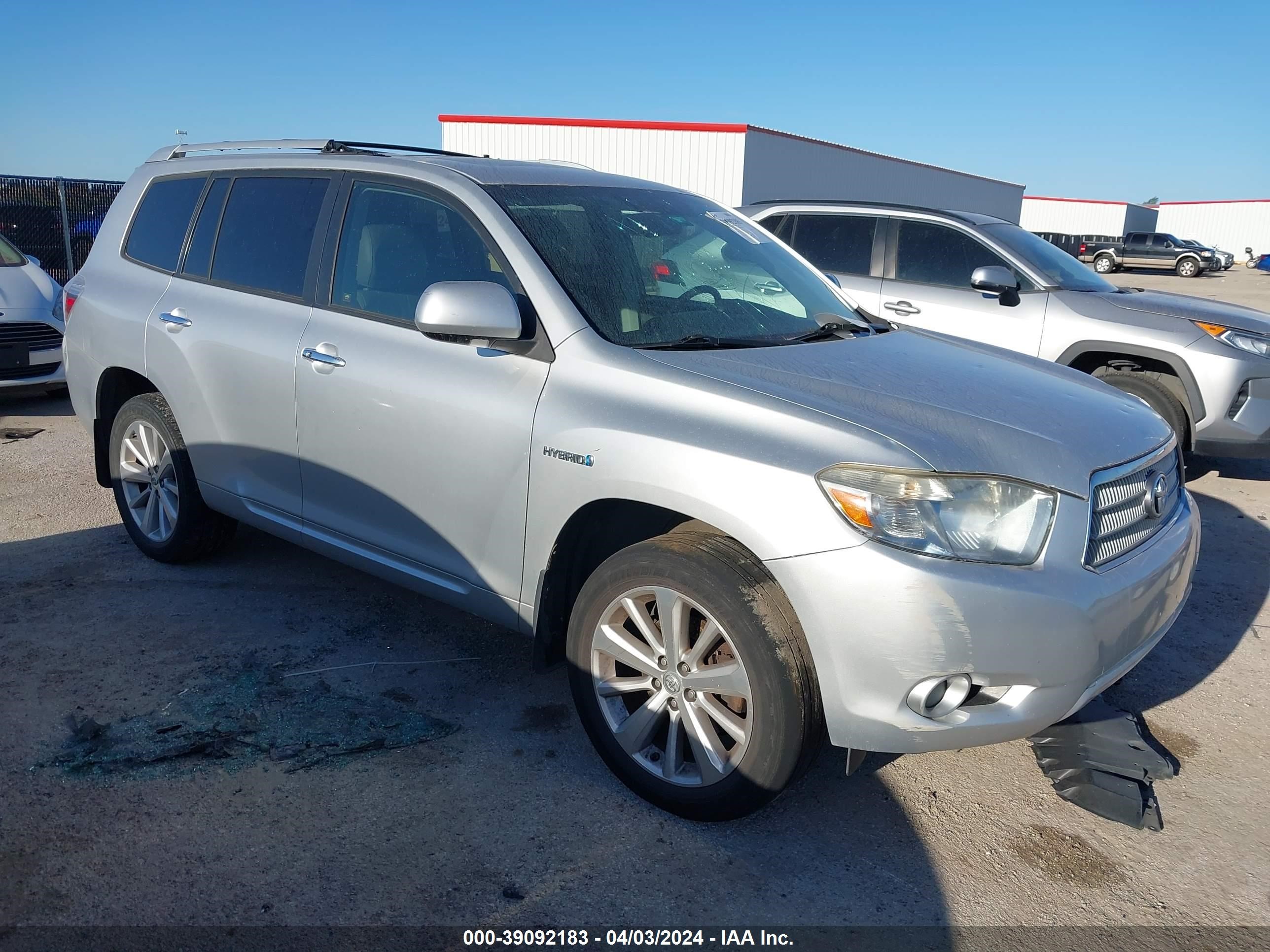 TOYOTA HIGHLANDER 2010 jtejw3eh4a2042563