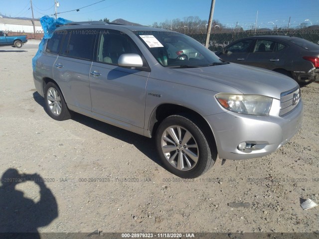 TOYOTA HIGHLANDER HYBRID 2010 jtejw3eh4a2042627