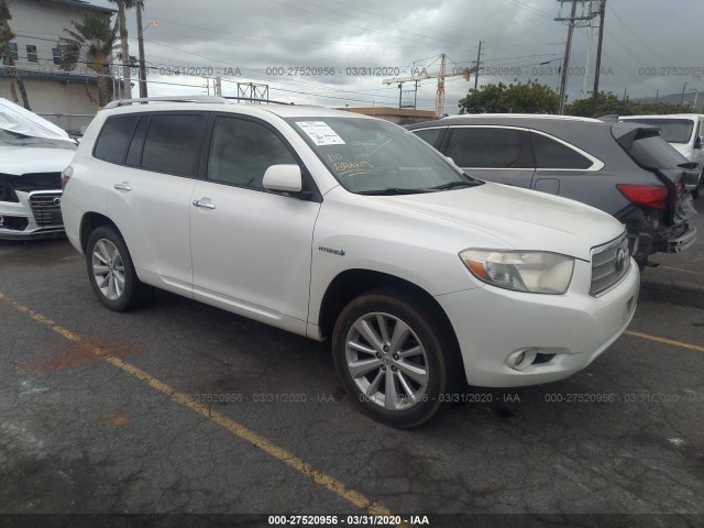 TOYOTA HIGHLANDER HYBRID 2010 jtejw3eh5a2040448