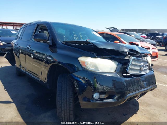 TOYOTA HIGHLANDER HYBRID 2010 jtejw3eh5a2043625