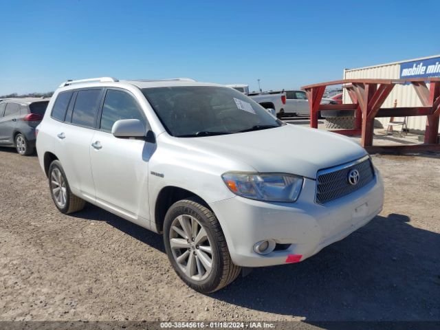 TOYOTA HIGHLANDER HYBRID 2010 jtejw3eh5a2043883