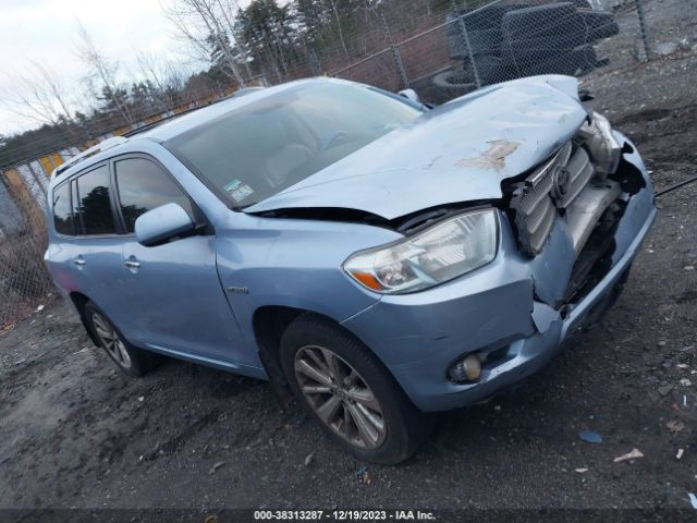 TOYOTA HIGHLANDER HYBRID 2010 jtejw3eh5a2044211