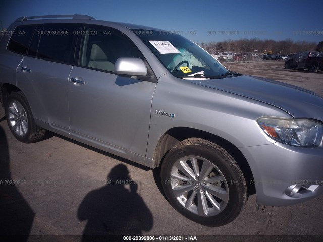 TOYOTA HIGHLANDER HYBRID 2010 jtejw3eh7a2040905