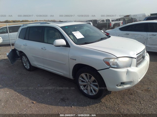 TOYOTA HIGHLANDER HYBRID 2010 jtejw3eh7a2047613