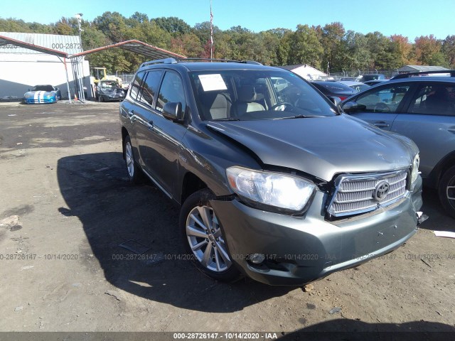 TOYOTA HIGHLANDER HYBRID 2010 jtejw3eh8a2041254