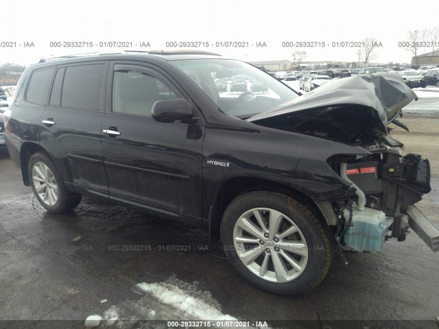 TOYOTA HIGHLANDER HYBRID 2010 jtejw3eh8a2042484