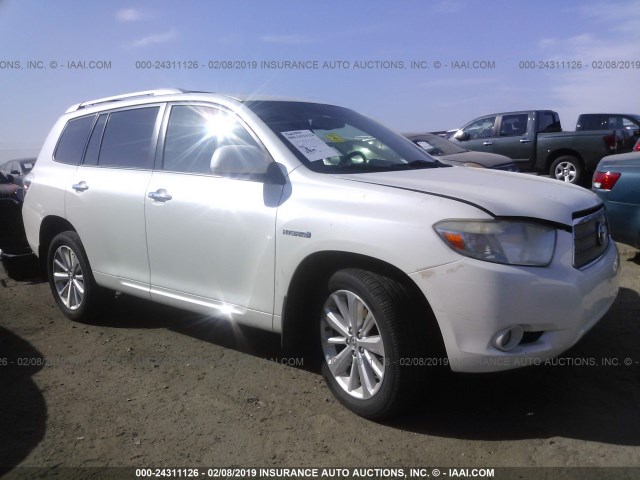 TOYOTA HIGHLANDER HYBRID 2010 jtejw3eh8a2046115