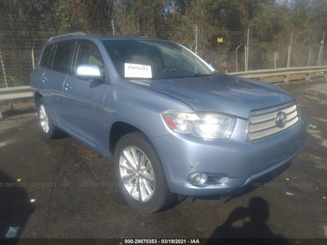 TOYOTA HIGHLANDER HYBRID 2010 jtejw3eh8a2046664