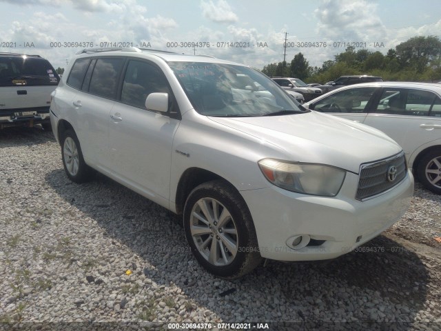 TOYOTA HIGHLANDER HYBRID 2010 jtejw3eh9a2047161