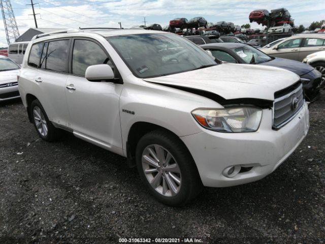 TOYOTA HIGHLANDER HYBRID 2010 jtejw3ehxa2038999