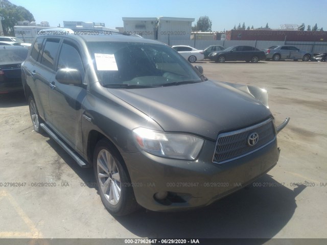 TOYOTA HIGHLANDER HYBRID 2010 jtejw3ehxa2043734