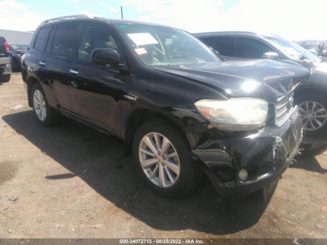 TOYOTA HIGHLANDER HYBRID 2010 jtejw3ehxa2046374