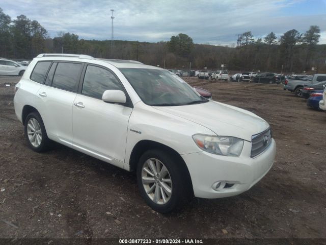 TOYOTA HIGHLANDER HYBRID 2010 jtejw3ehxa2048464