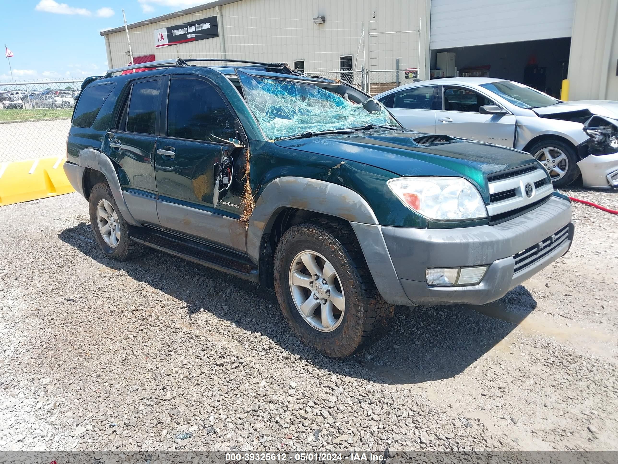 TOYOTA 4RUNNER 2003 jtezt14r830008716