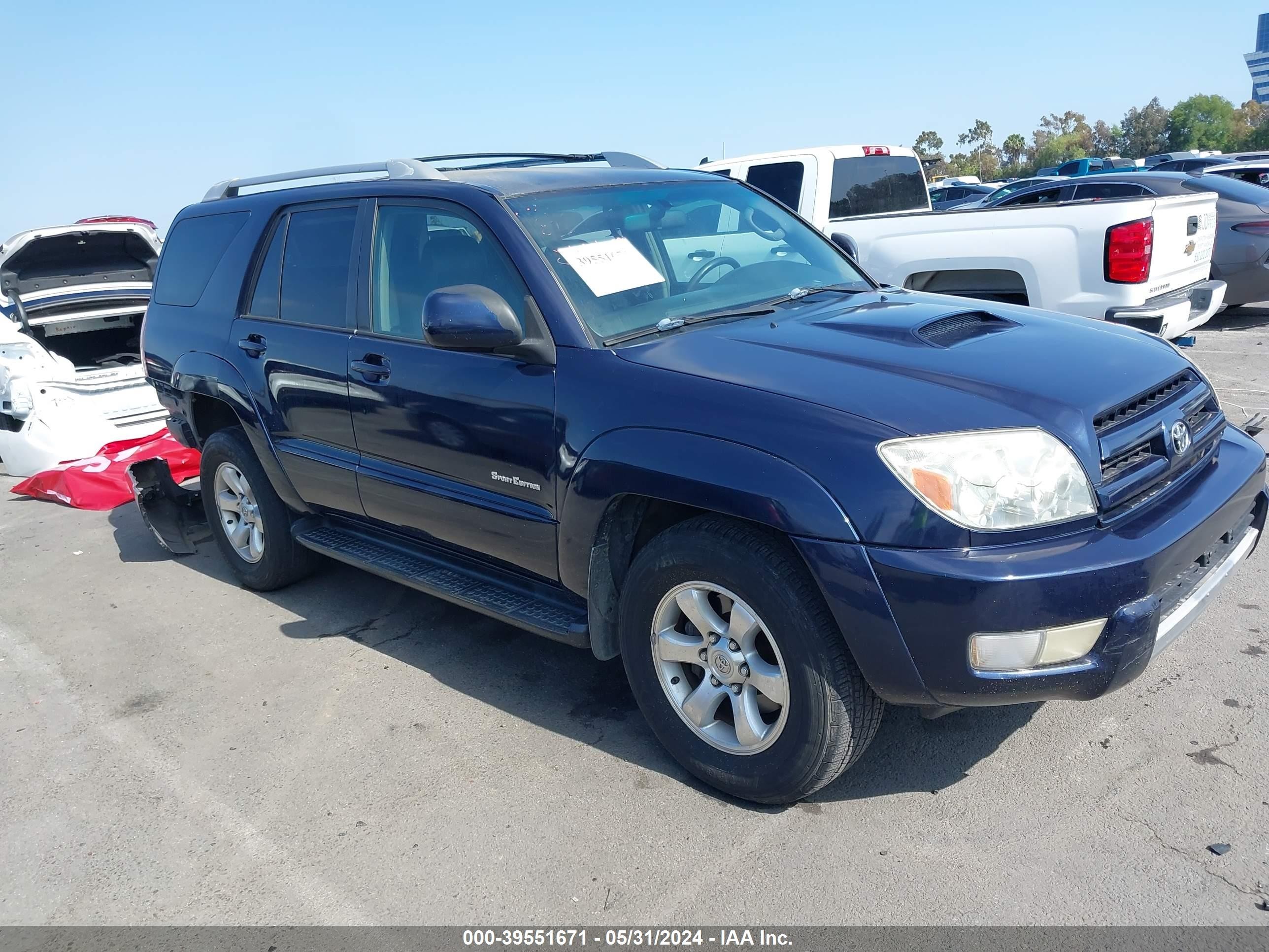 TOYOTA 4RUNNER 2005 jtezt14rx58007426