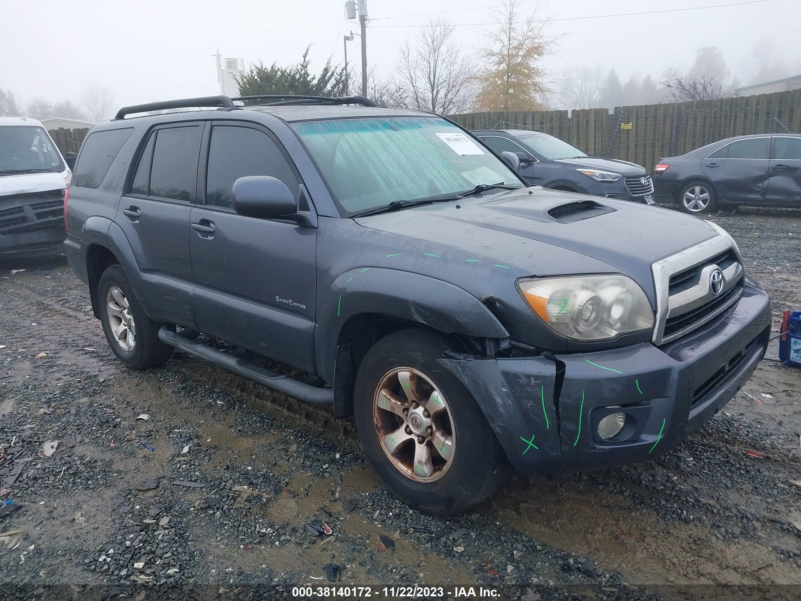 TOYOTA 4RUNNER 2007 jtezu14r078088968