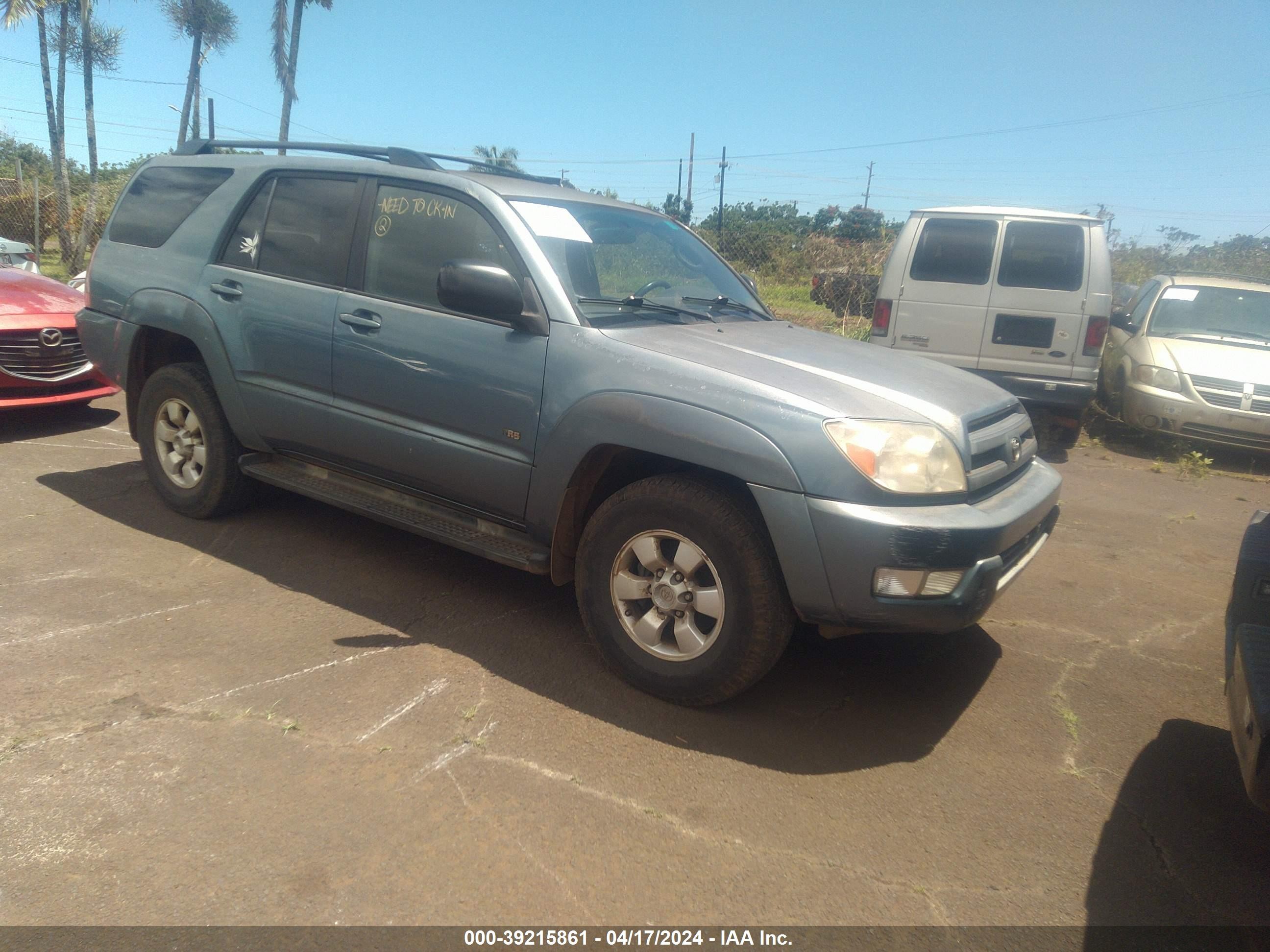 TOYOTA 4RUNNER 2004 jtezu14r440019422