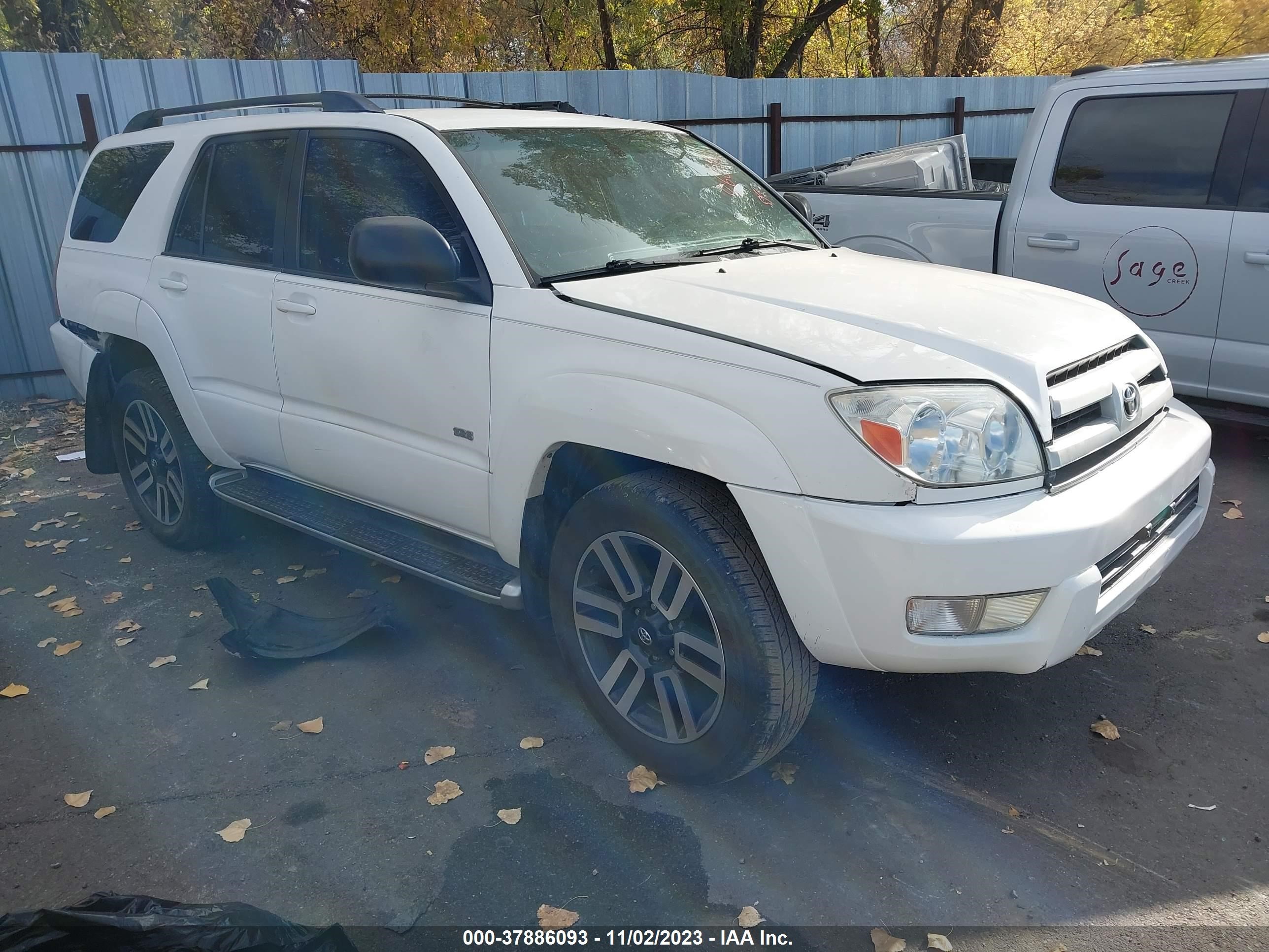 TOYOTA 4RUNNER 2004 jtezu14r540019011