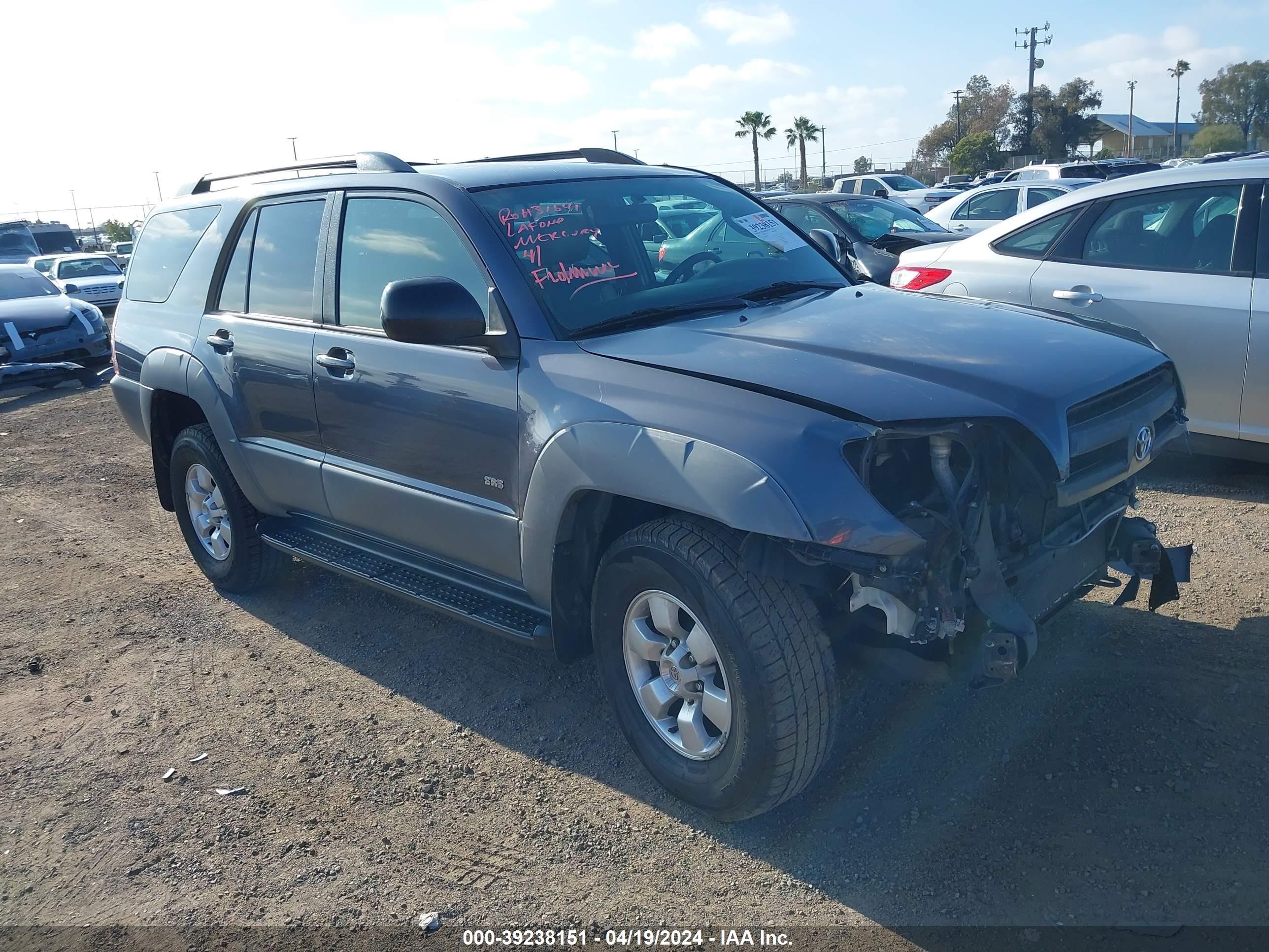 TOYOTA 4RUNNER 2003 jtezu14r830007952