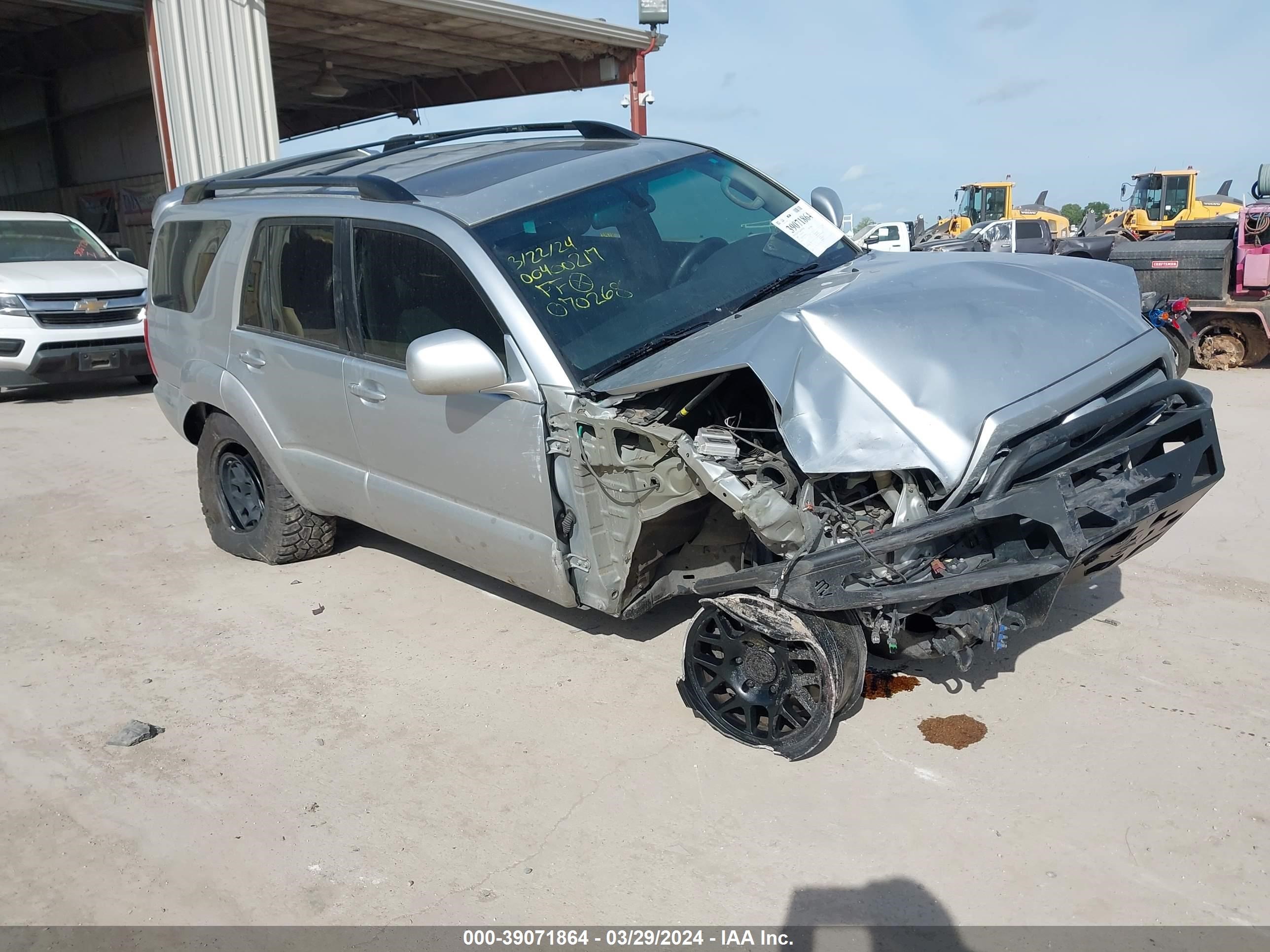 TOYOTA 4RUNNER 2006 jtezu17r260070268