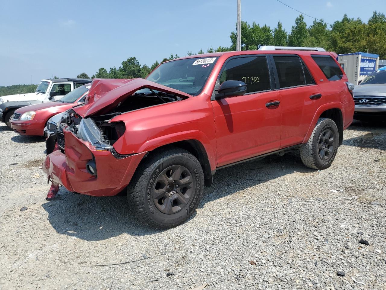 TOYOTA 4RUNNER 2018 jtezu5jr5j5185295