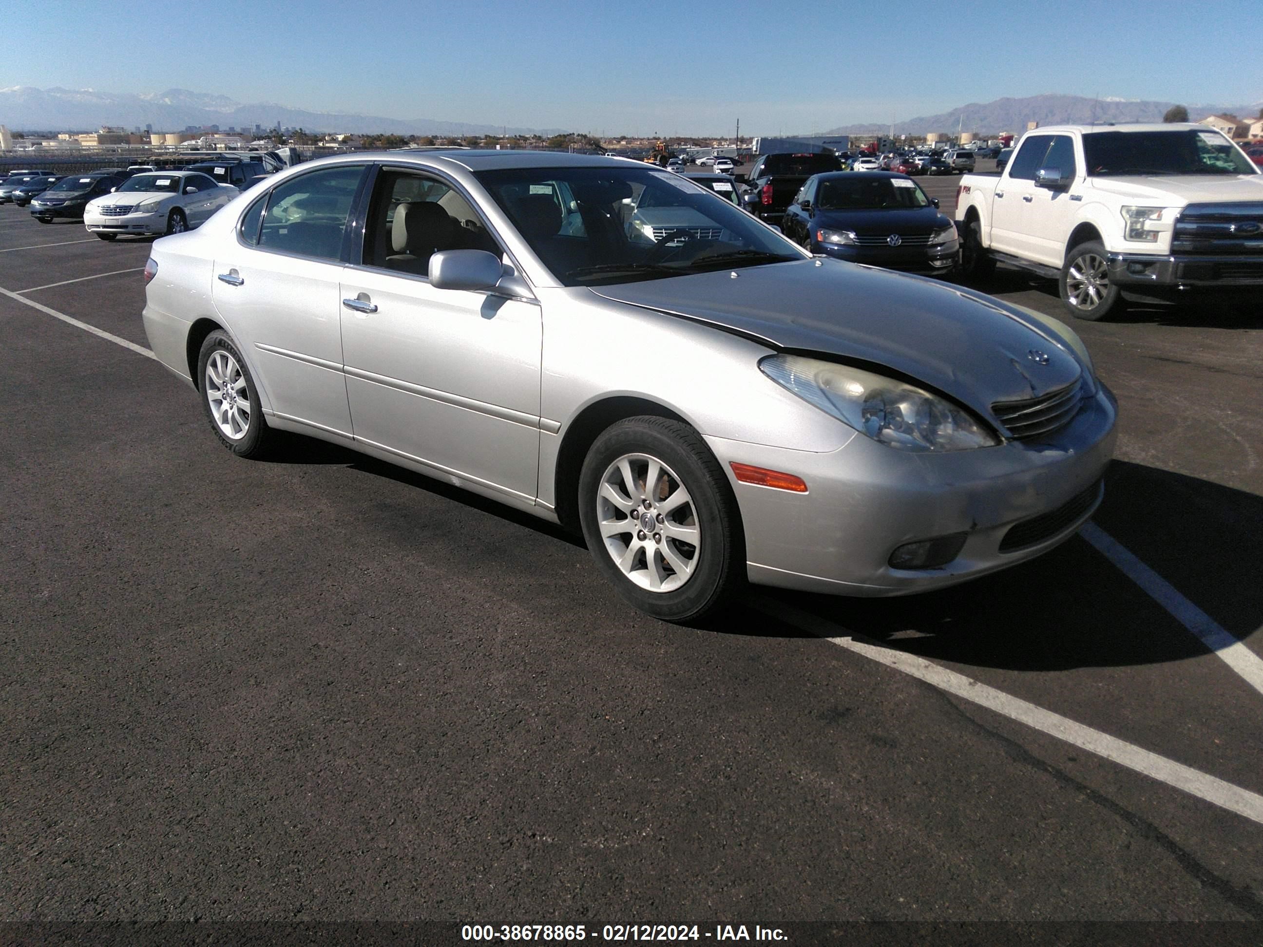 LEXUS ES 2004 jthba30g040010696