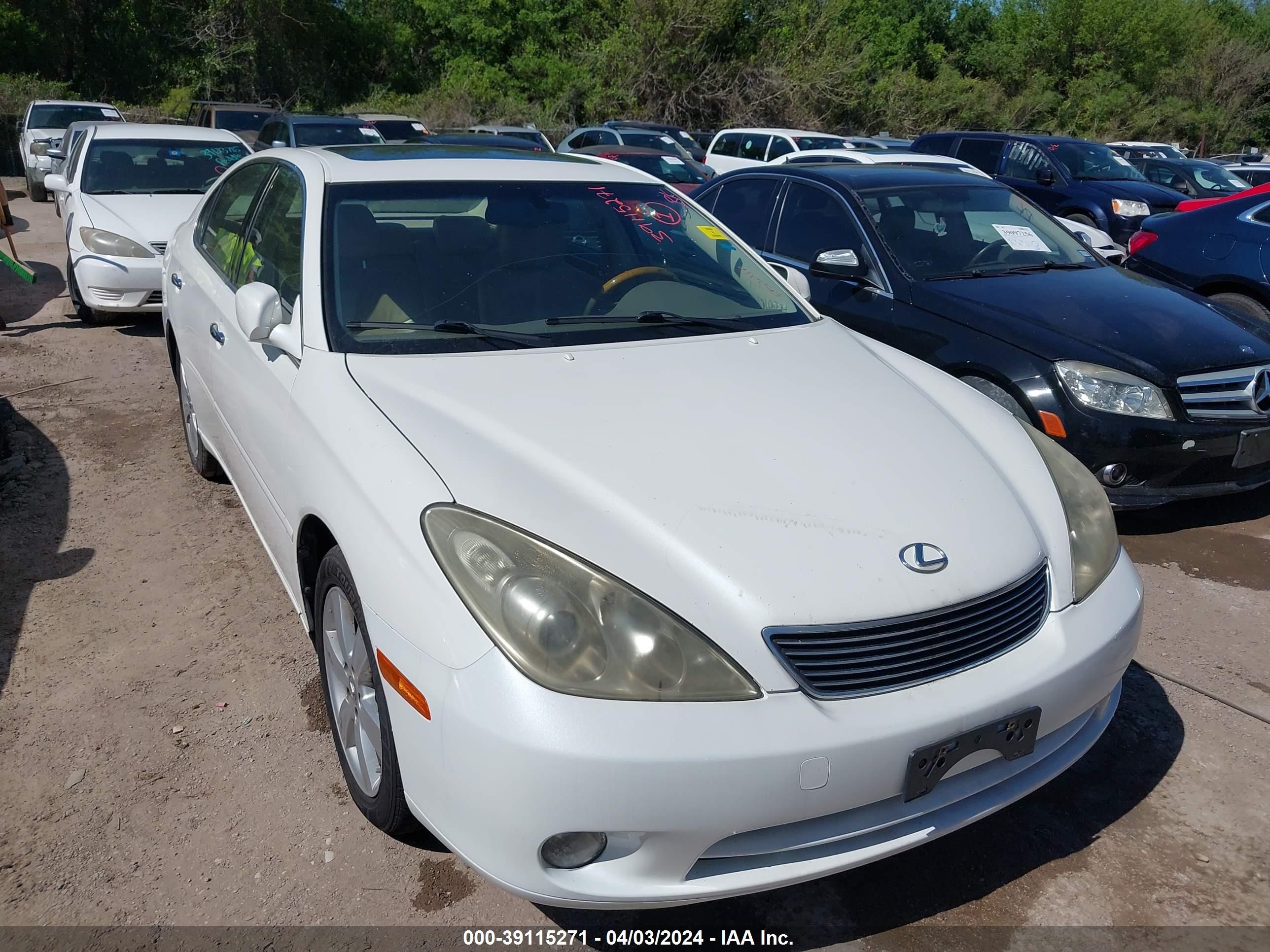 LEXUS ES 2005 jthba30g055060163