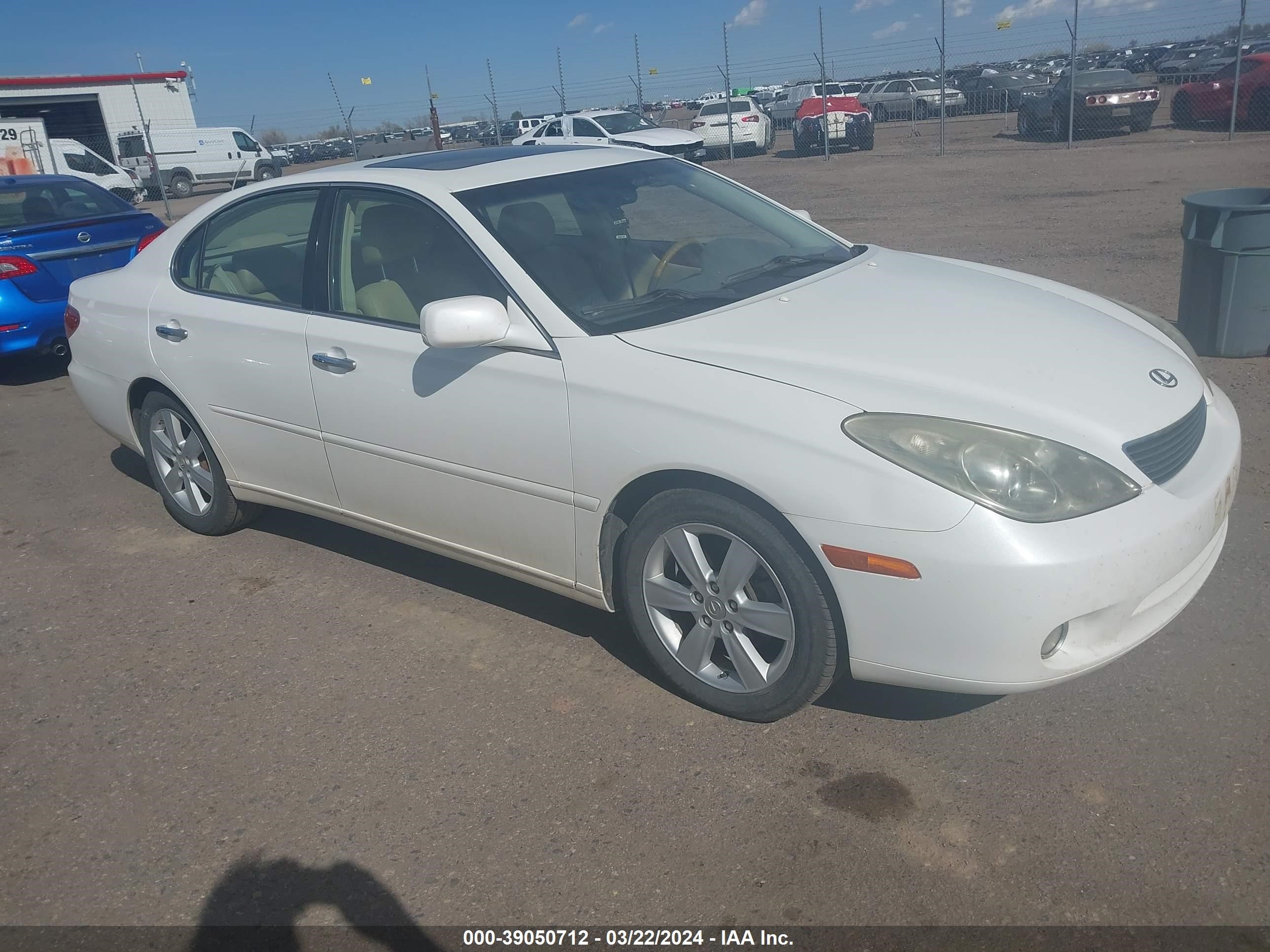 LEXUS ES 2005 jthba30g055063175