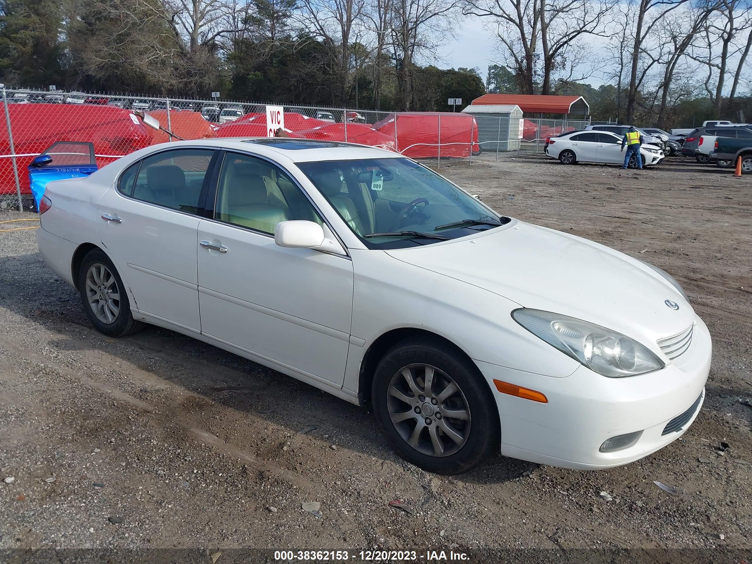 LEXUS ES 2004 jthba30g240018105