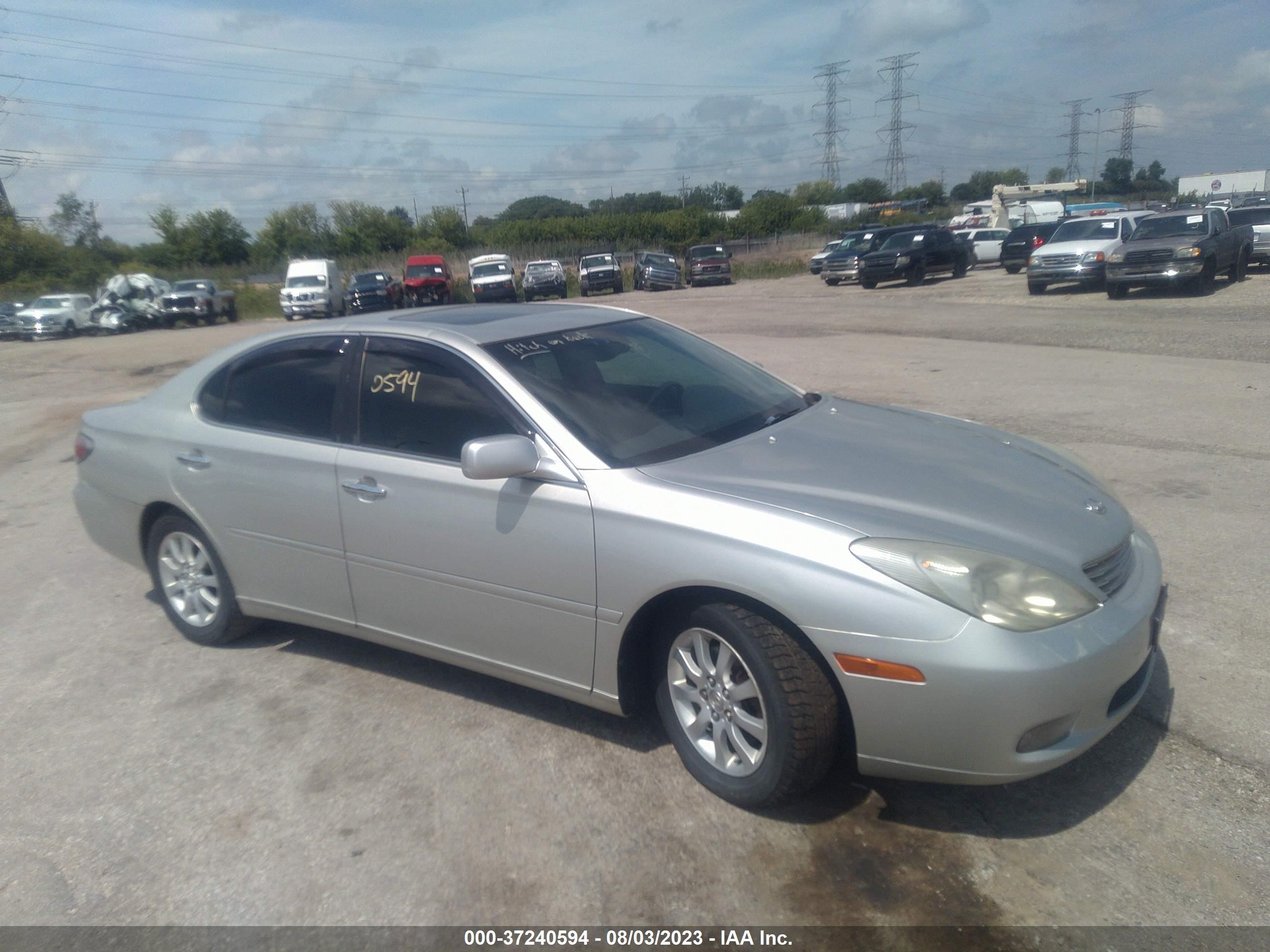 LEXUS ES 2004 jthba30g245020908