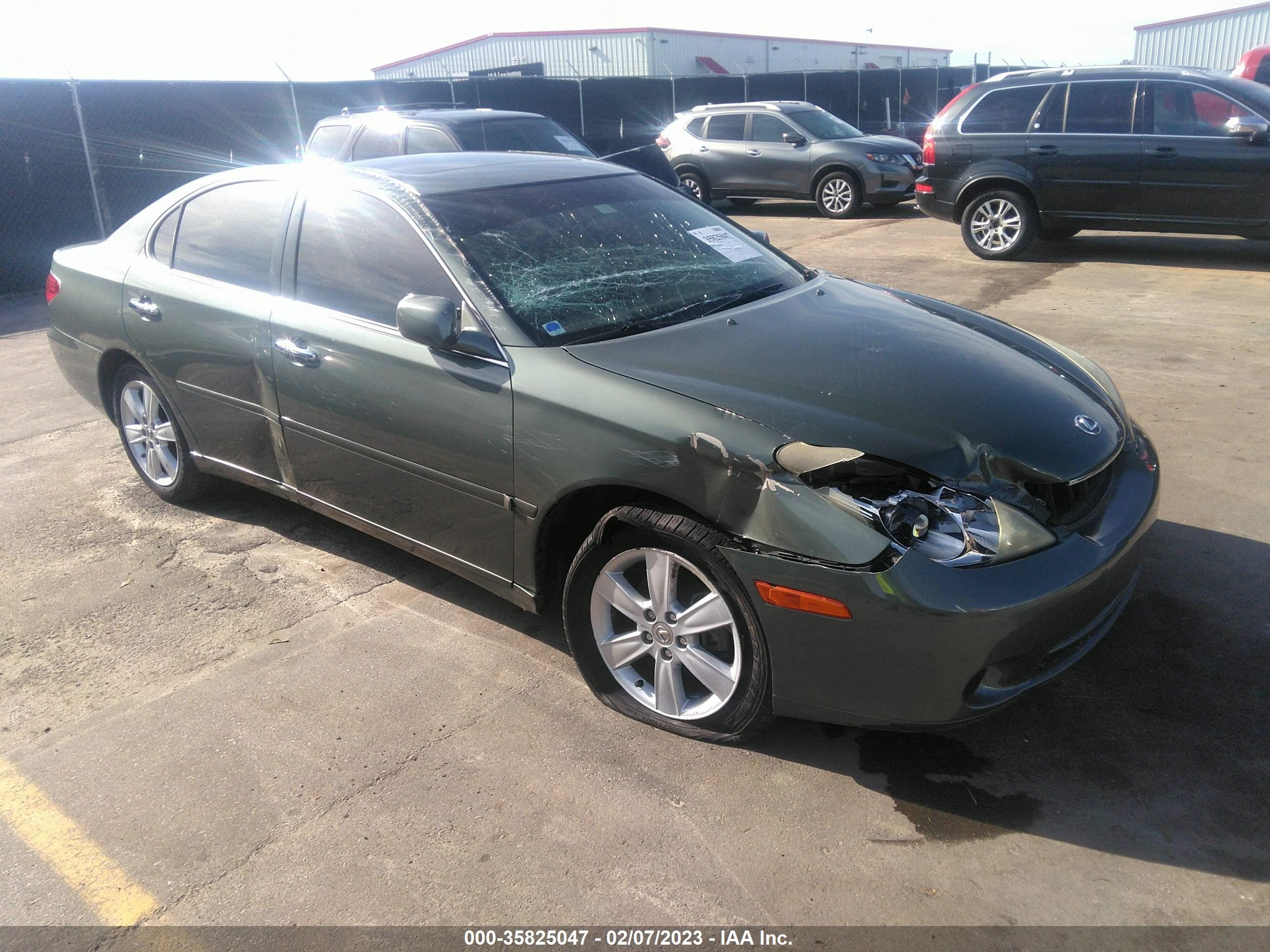 LEXUS ES 2005 jthba30g255076333