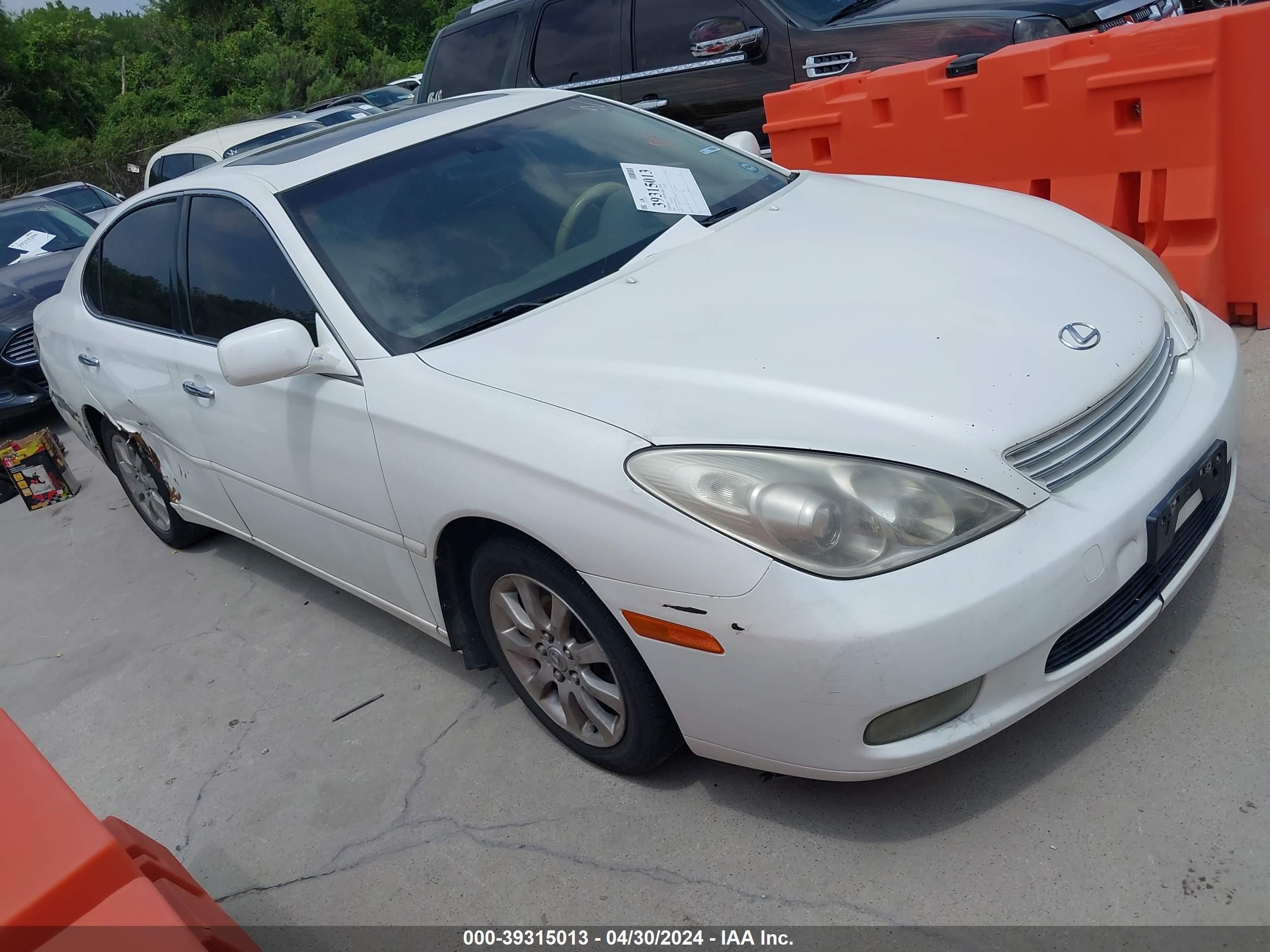 LEXUS ES 2004 jthba30g345003292