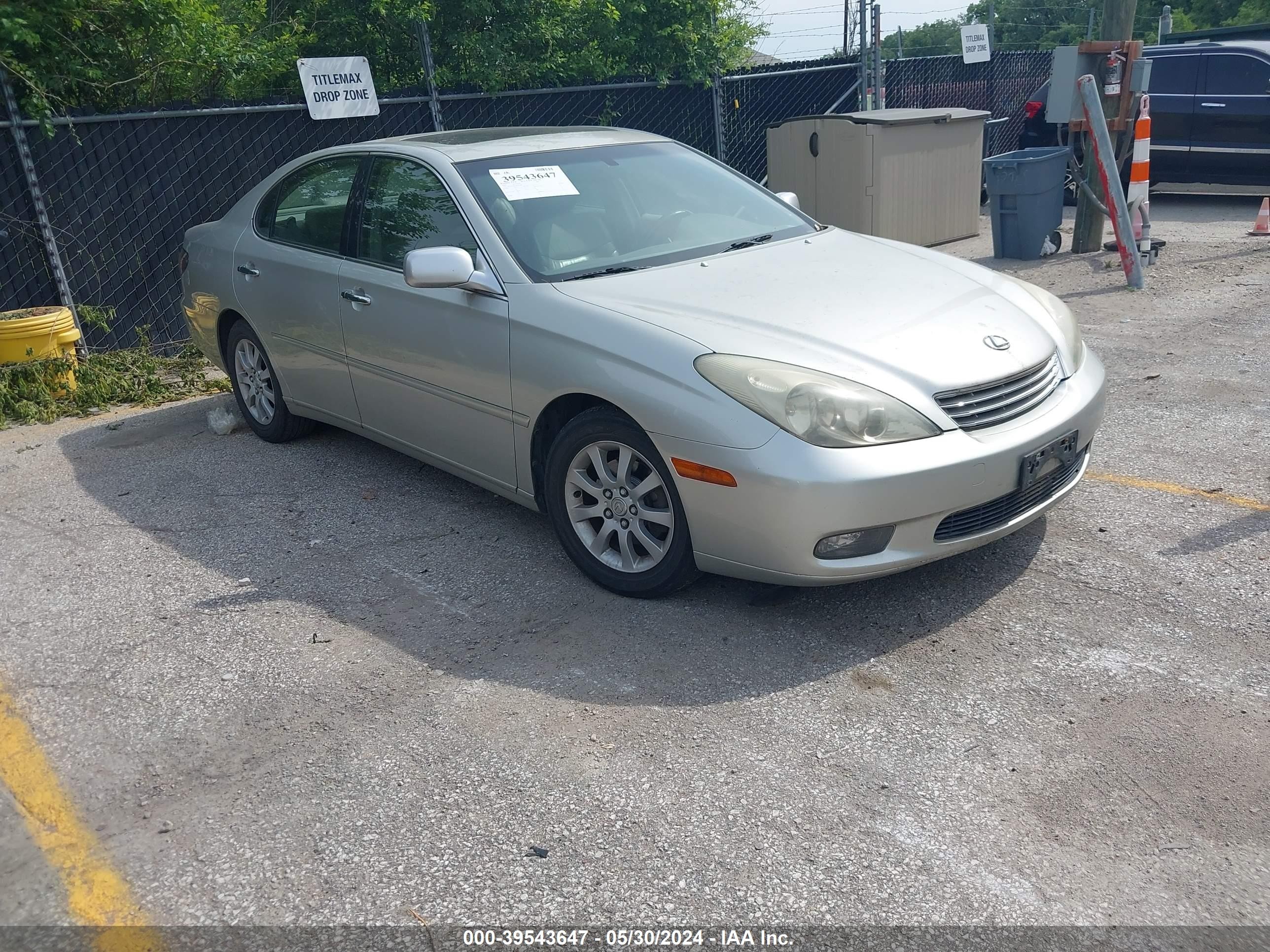 LEXUS ES 2004 jthba30g345003308