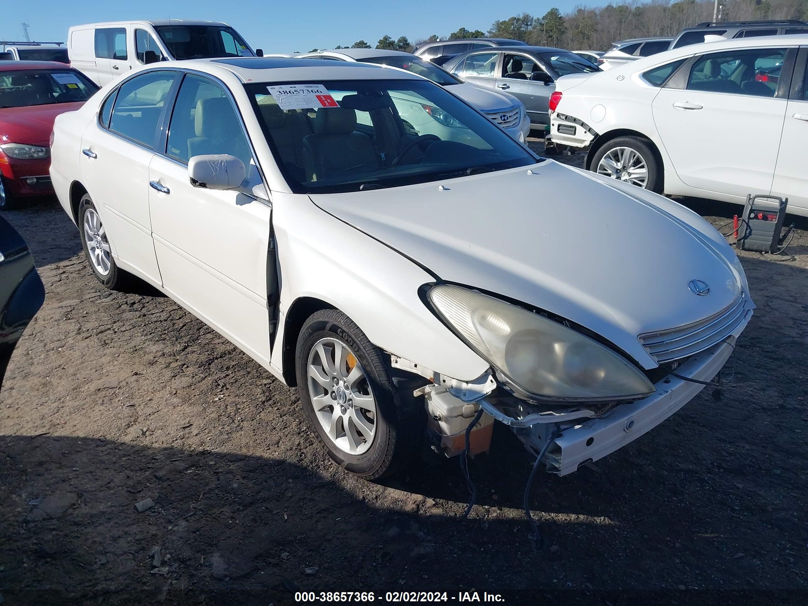 LEXUS ES 2004 jthba30g345052928