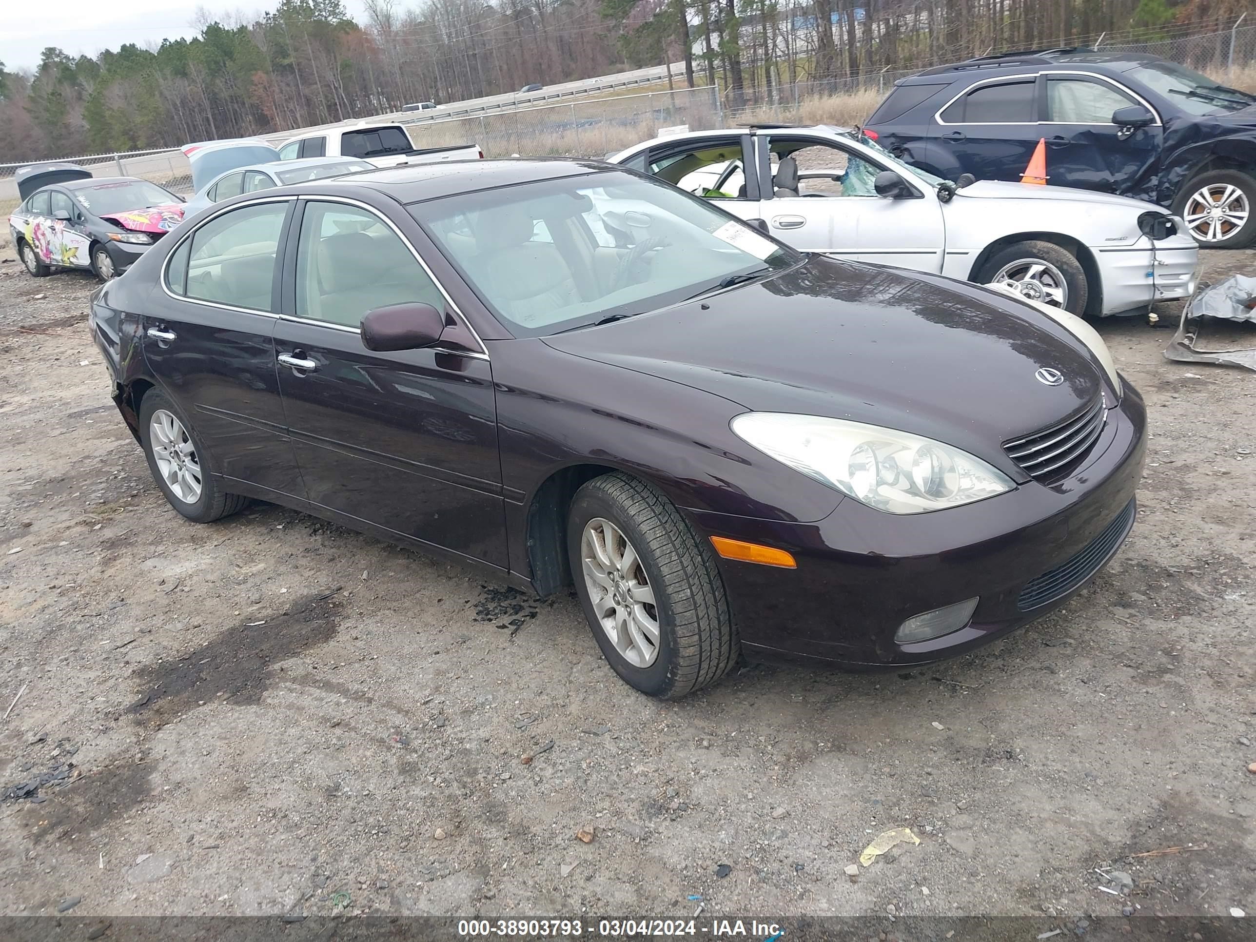 LEXUS ES 2004 jthba30g545000118