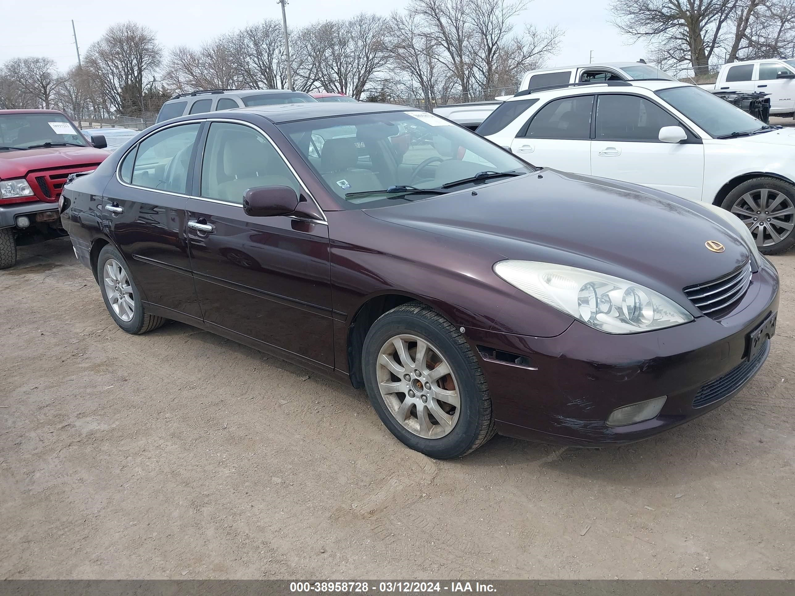 LEXUS ES 2004 jthba30g545024256