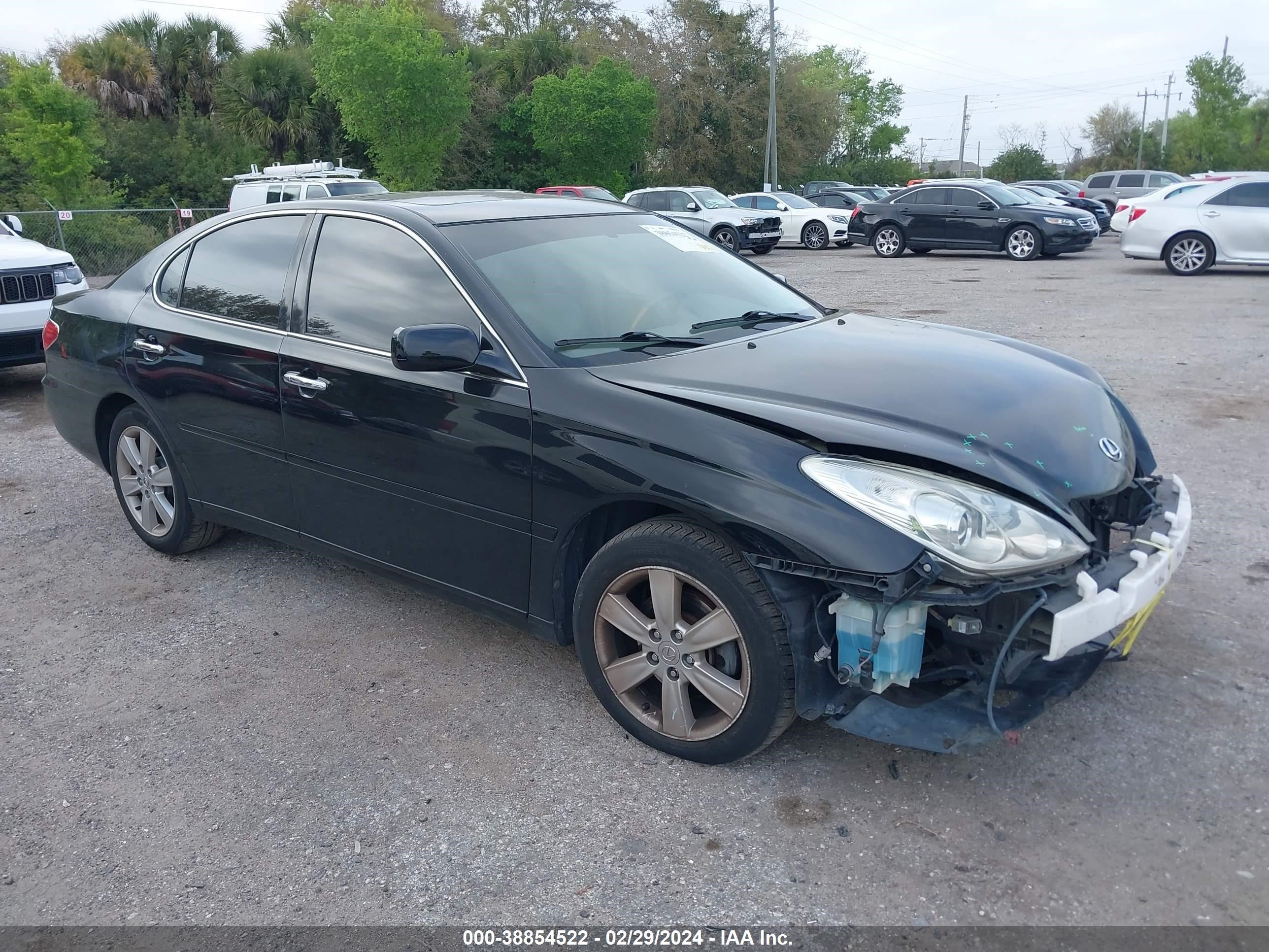 LEXUS ES 2005 jthba30g555124276