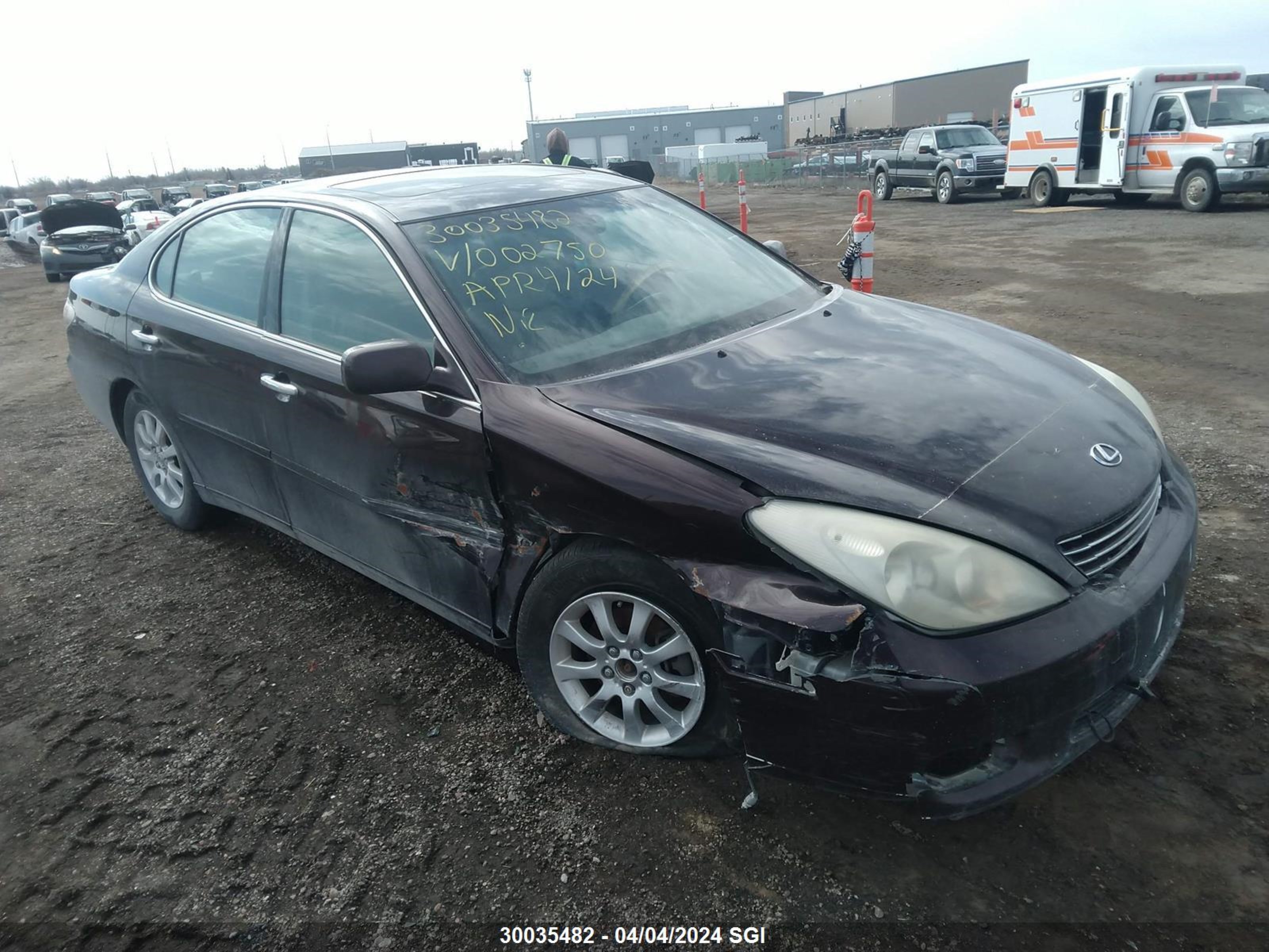 LEXUS ES 2004 jthba30g640002750