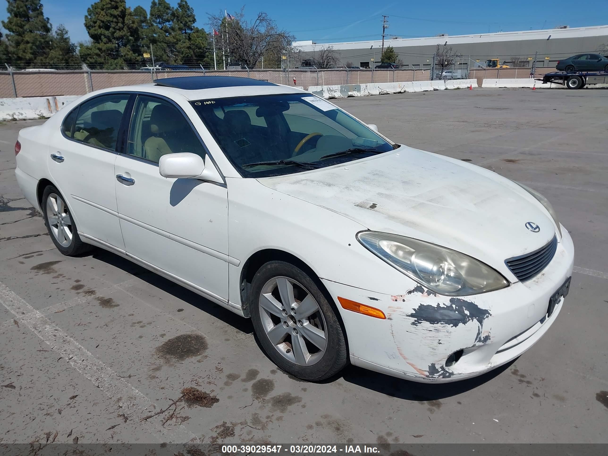 LEXUS ES 2005 jthba30g755096299