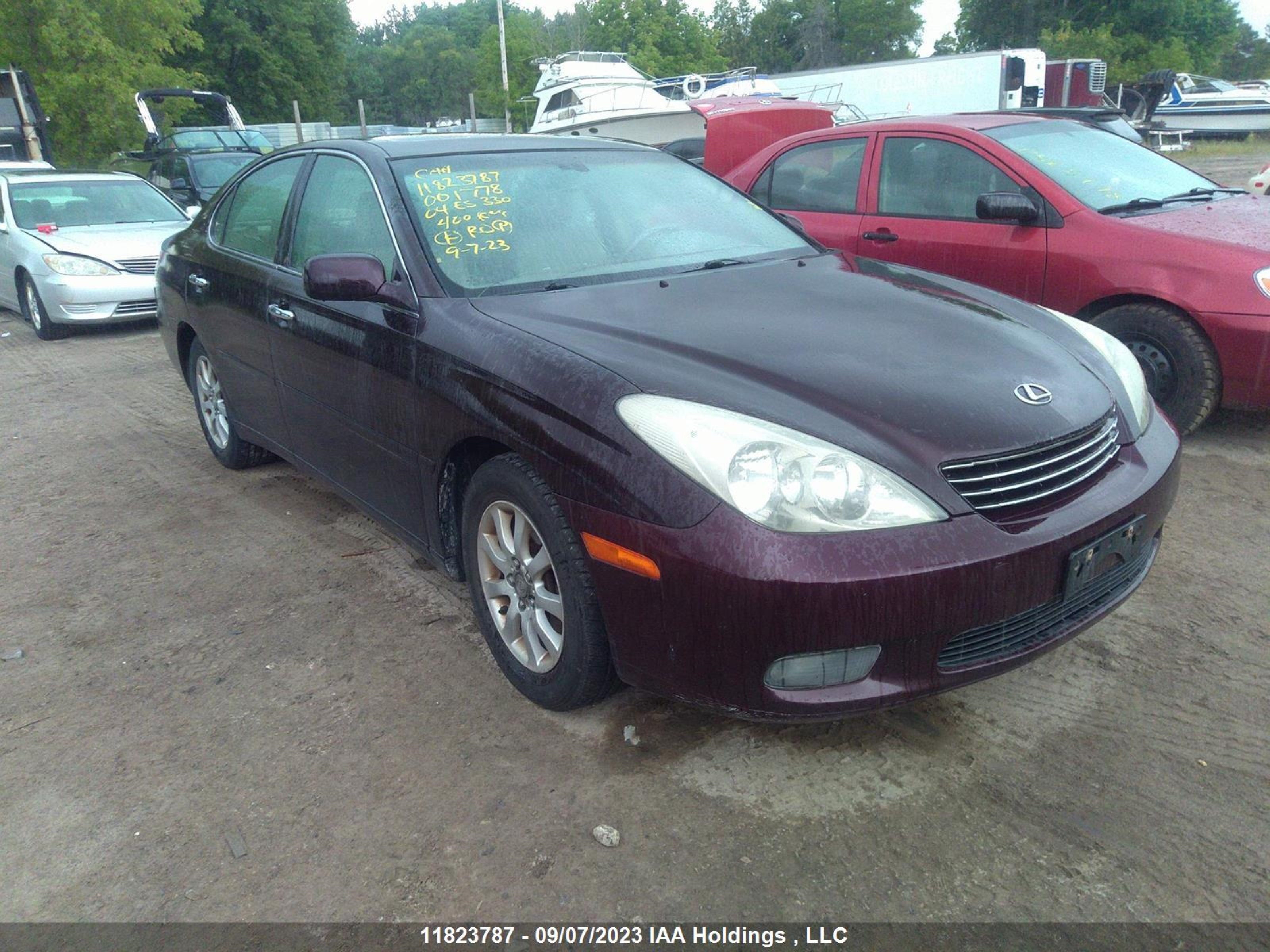 LEXUS ES 2004 jthba30g845001778