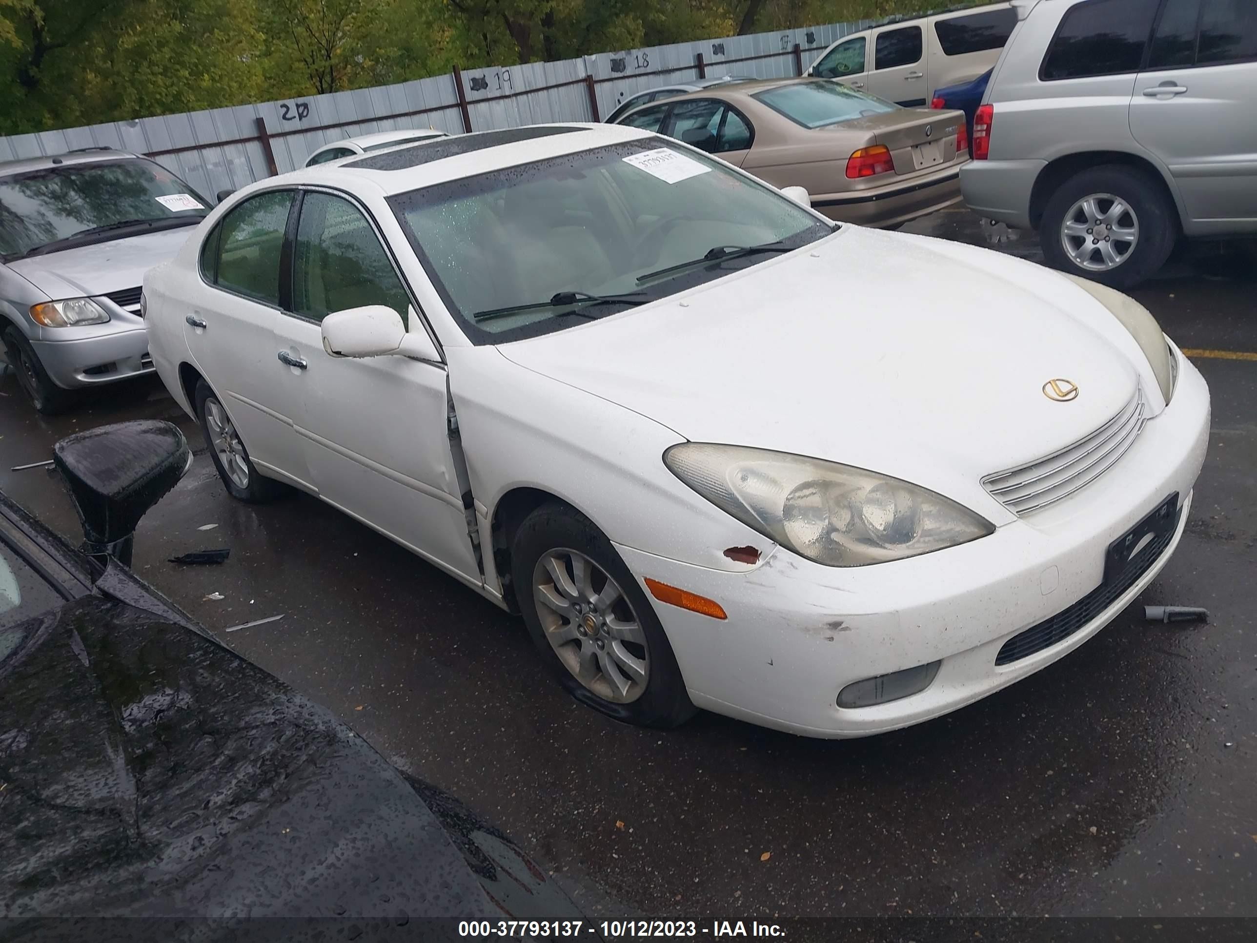 LEXUS ES 2004 jthba30g845007919