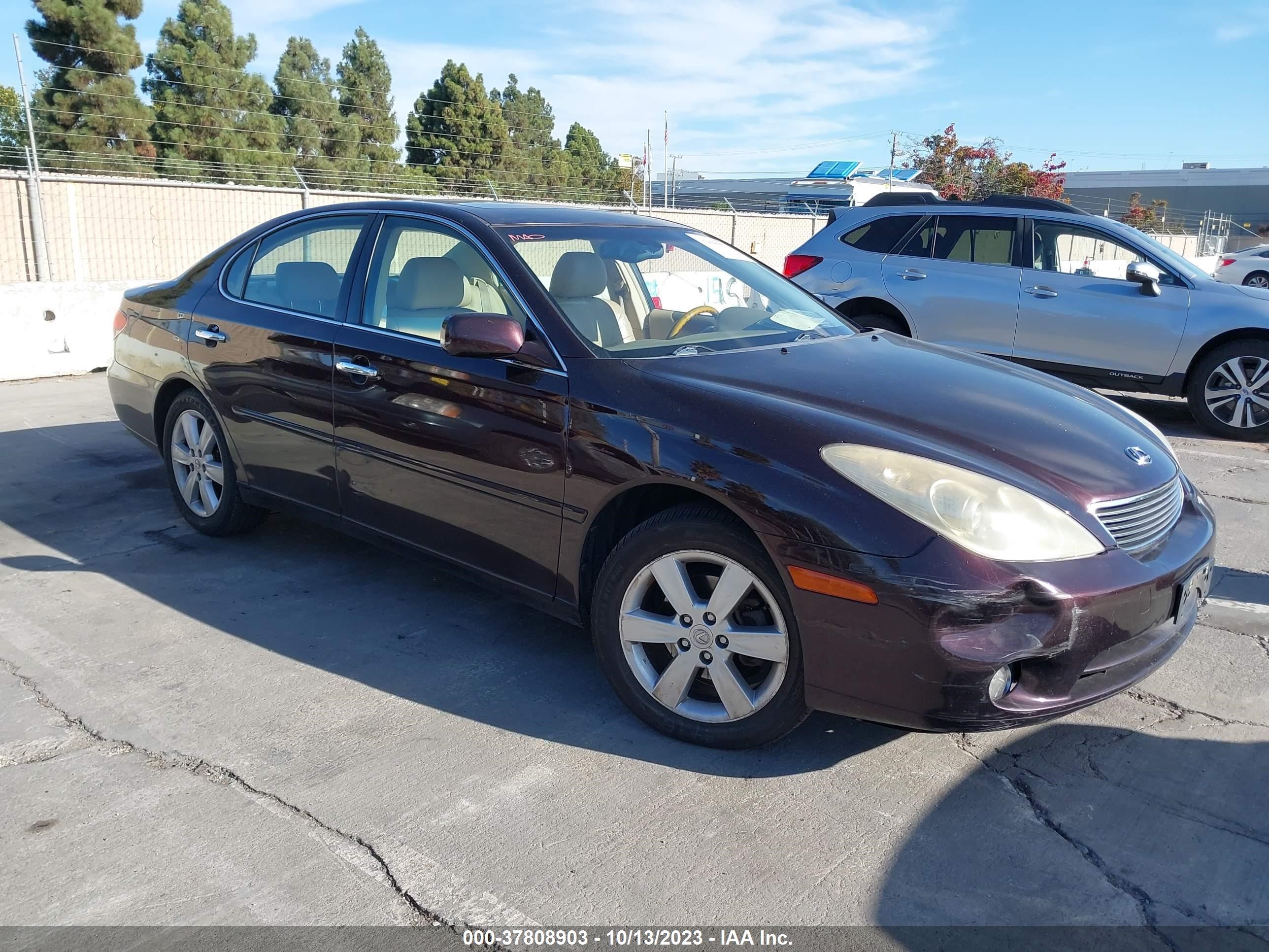 LEXUS ES 2005 jthba30g855075462