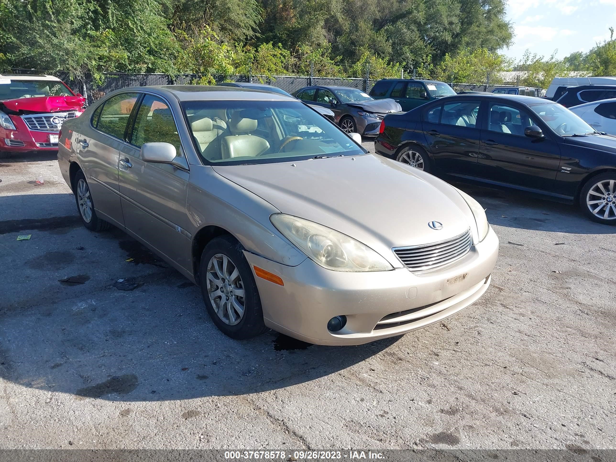 LEXUS ES 2005 jthba30g855094268