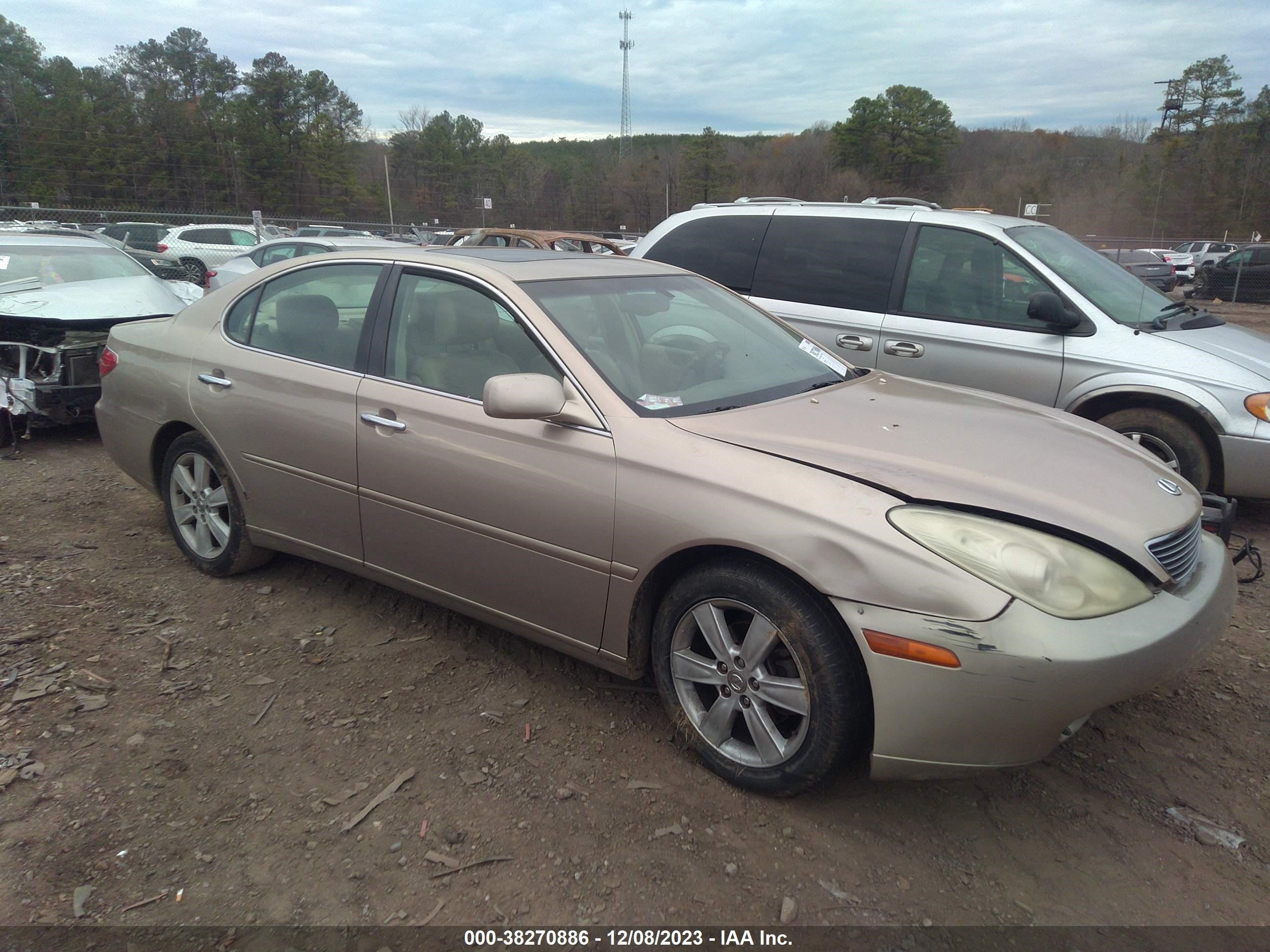 LEXUS ES 2005 jthba30g855099194