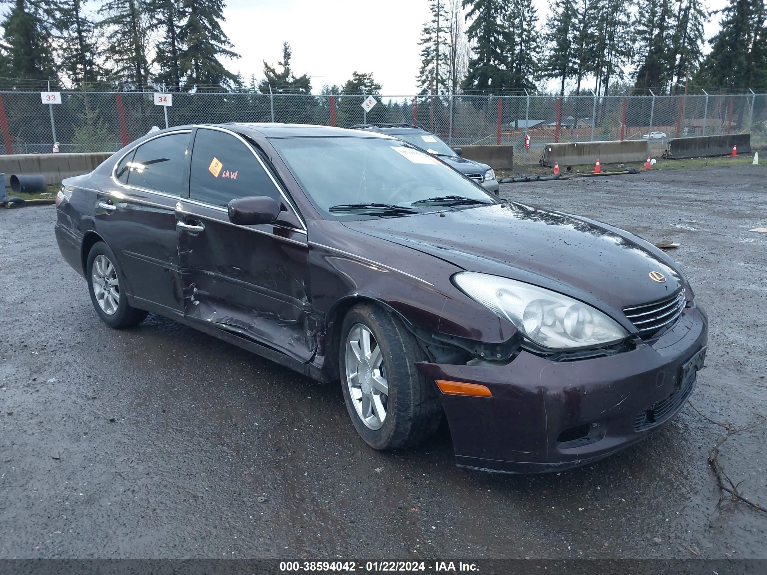 LEXUS ES 2004 jthba30g945016211