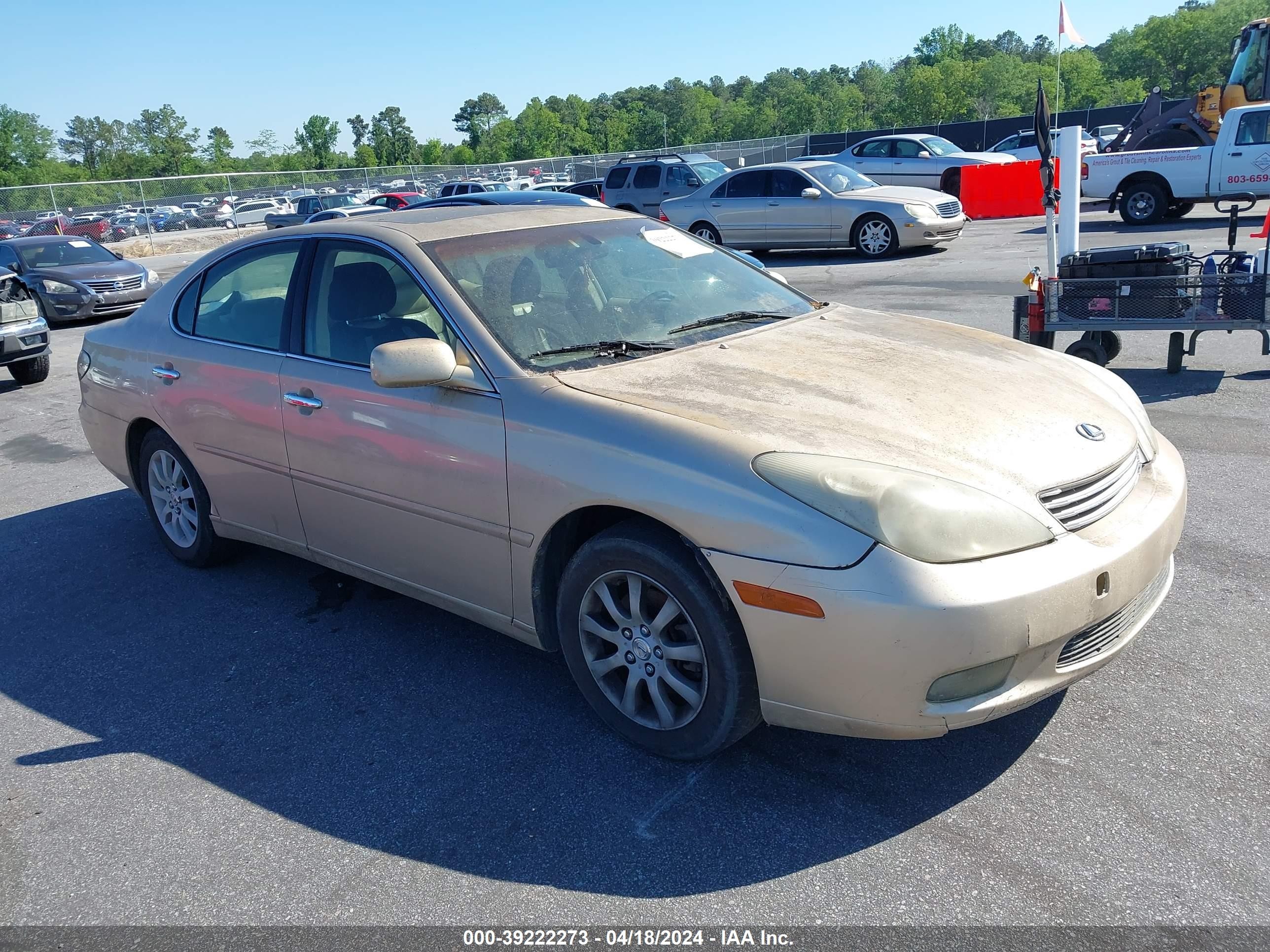 LEXUS ES 2004 jthba30g945026902