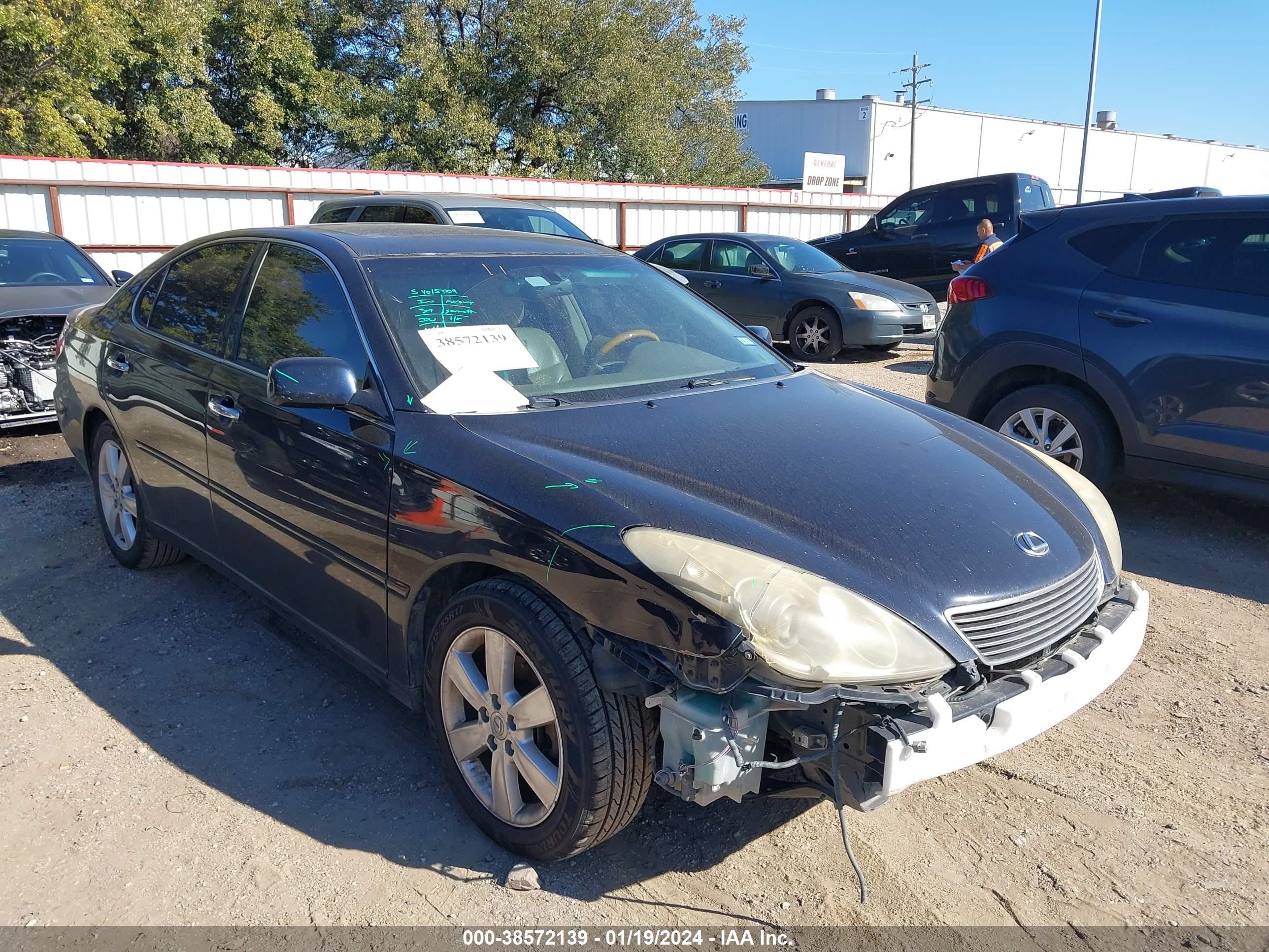 LEXUS ES 2005 jthba30g955090827