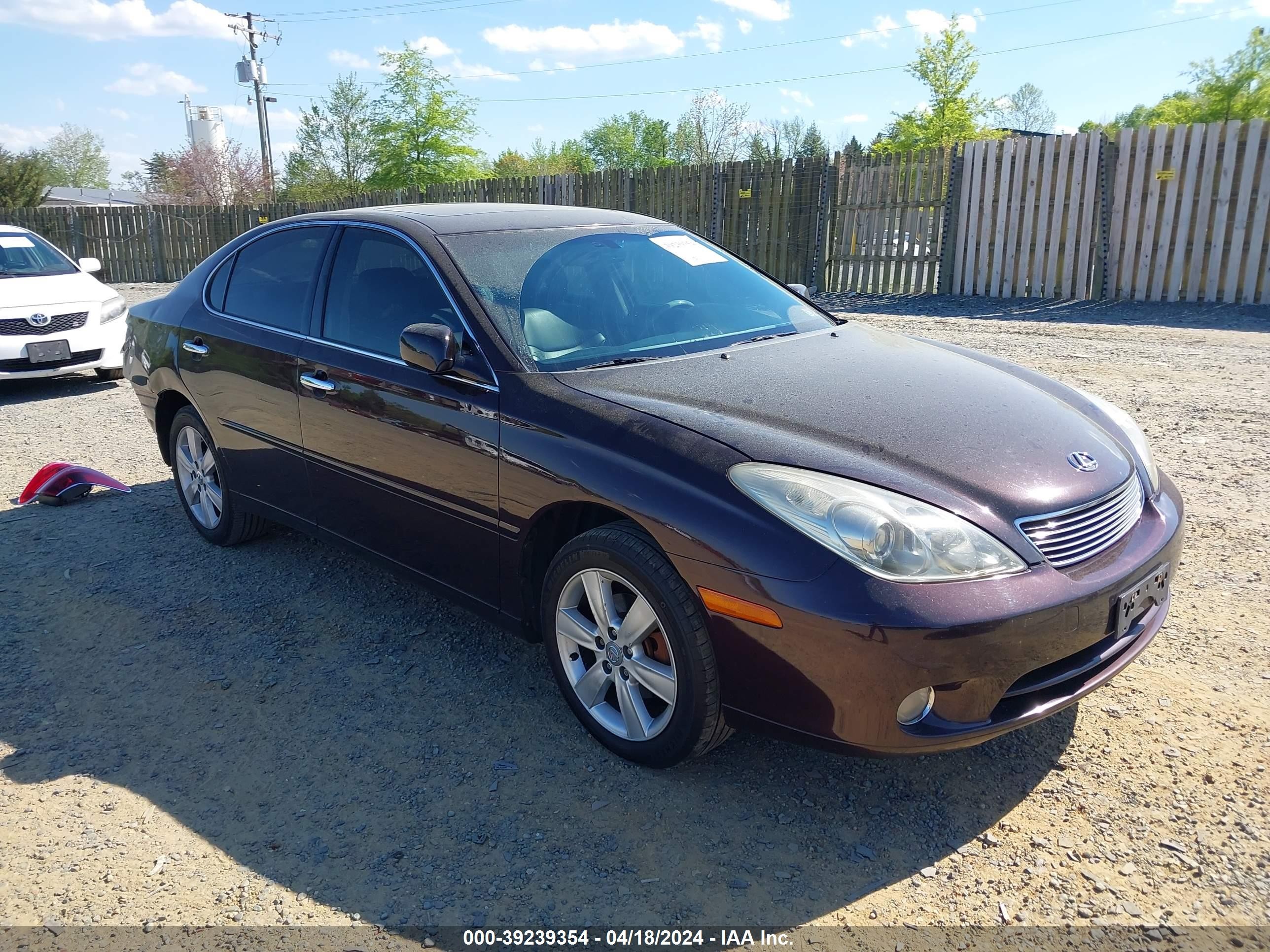 LEXUS ES 2005 jthba30g955130484